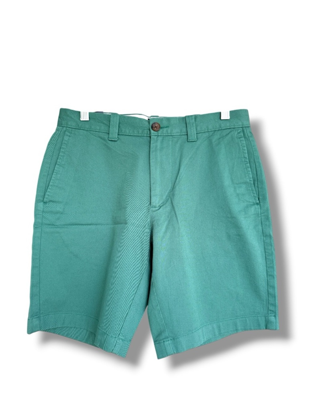 NWT J. Crew Factory 9” Inseam Green Stretch Cotton Chino Shorts Waist 29
